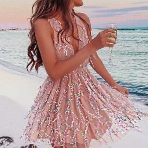 Sequin mini dress